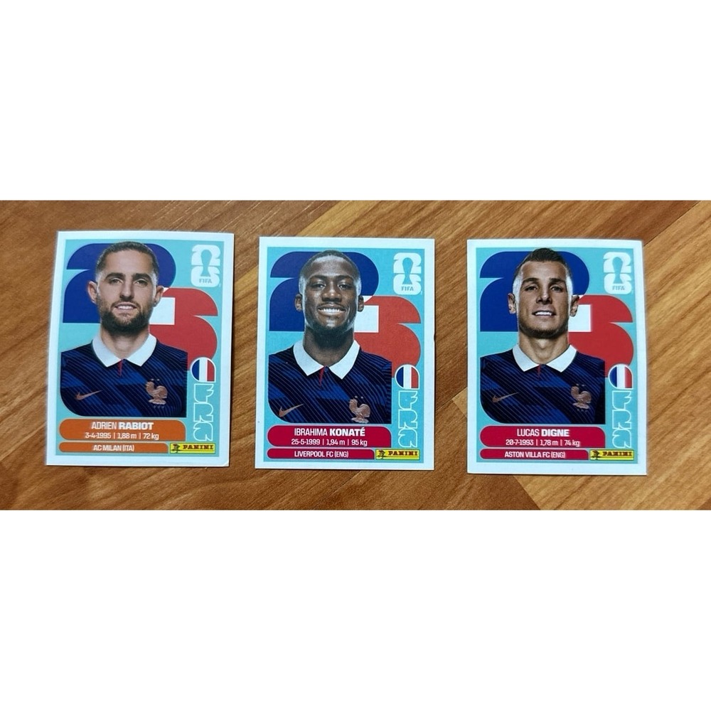 Panini World Cup 2026 FRANCIA Stickers
